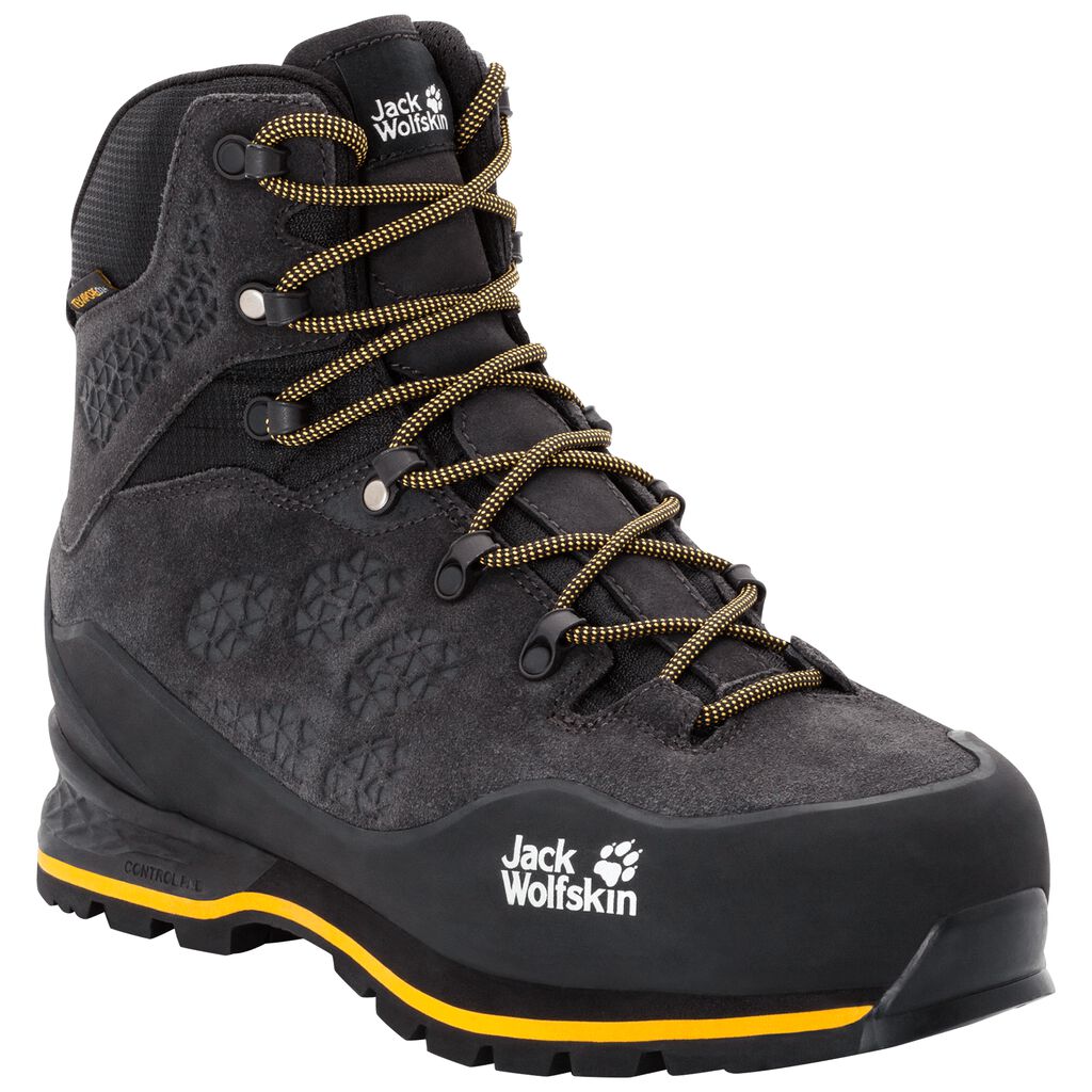 Jack Wolfskin WILDERNESS XT TEXAPORE MID Chaussures Homme Noir - VEQGXRI-89